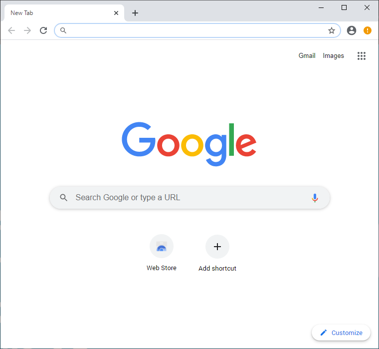 Launched Chromium Web Browser