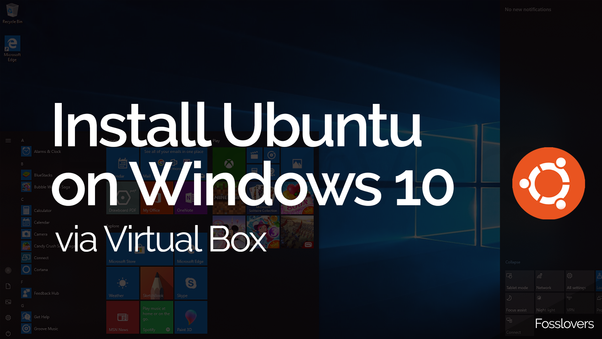 Install Ubuntu 18 04 Lts Bionic On Windows 10 Via Virtual Box Foss Lovers Install Ubuntu 18 04 Lts Bionic On Windows 10 Via Virtual Box Foss Lovers