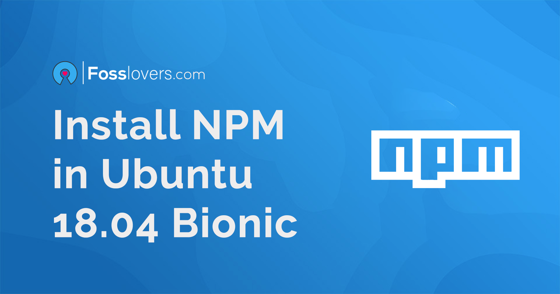 Download Npm In Ubuntu - PARKWI