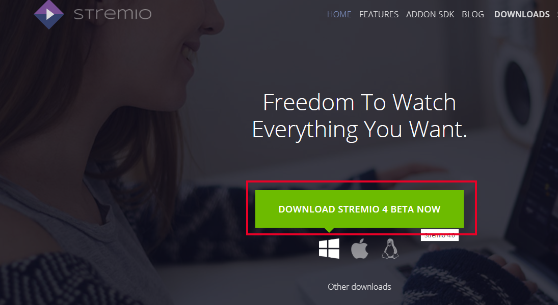 Download Stremio Windows from Website