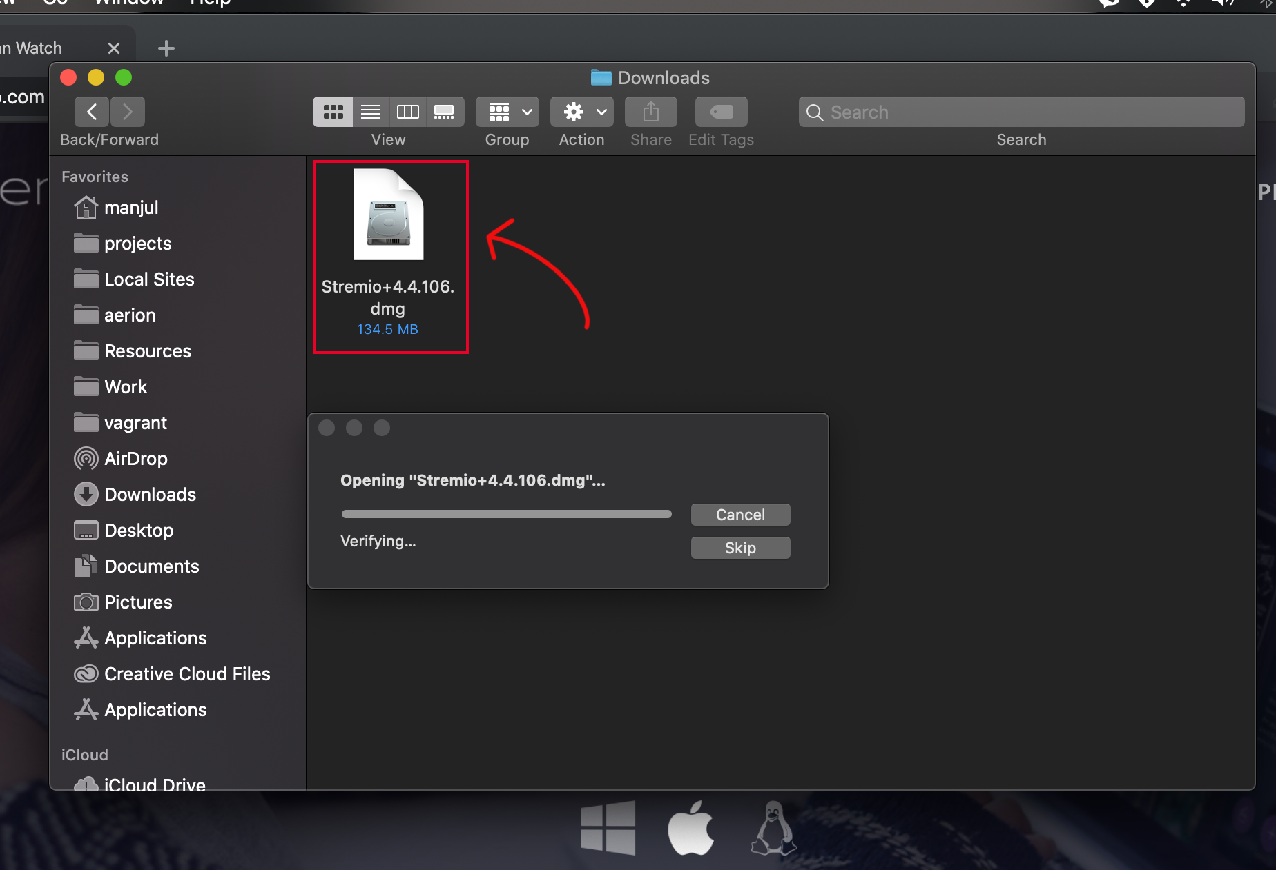 How to install Stremio on macOS 3